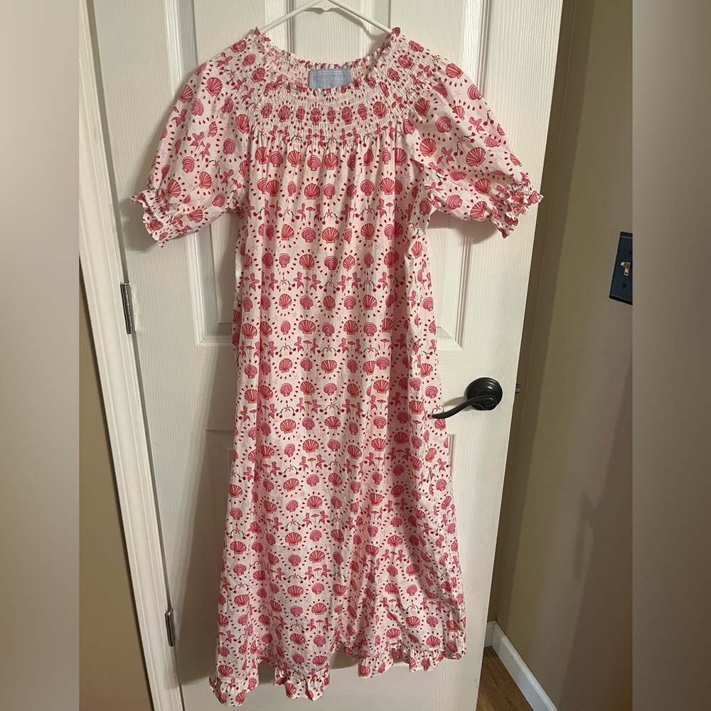 Hill House Athena Mermaid Nap Dress XS - Shell and Mermaid print- hard to find!